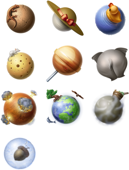 Search - Solar System Png Icon (444x592), Png Download