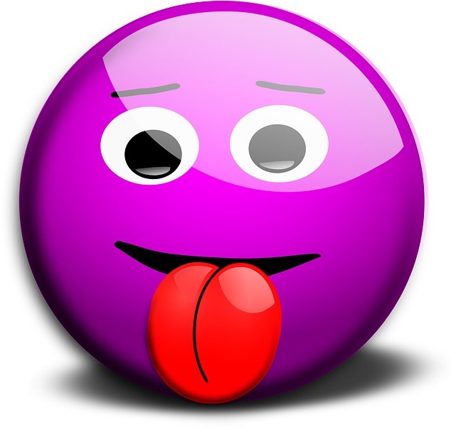 Smiley, Smiling, Smile, Face, Tongue, Funny, Cheeky - Funny Dp For Instagram (640x600), Png Download