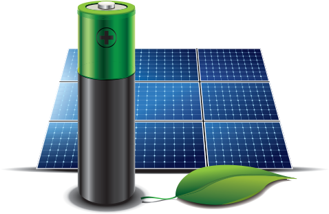 When Considering Solar For A Home, A Homeowner Naturally - Solar Panel Batteries Png (478x311), Png Download