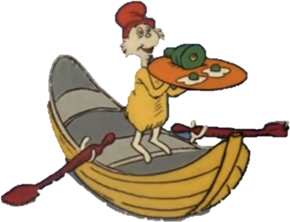 Sam I Am On Rowboat - Wiki (1085x779), Png Download