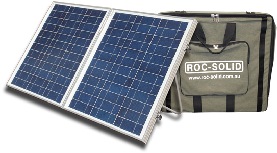 80 Watt & 120 Watt Folding Solar Panel (550x321), Png Download