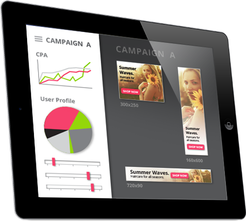 Ipad Sharing Buttons - Online Advertising (500x449), Png Download