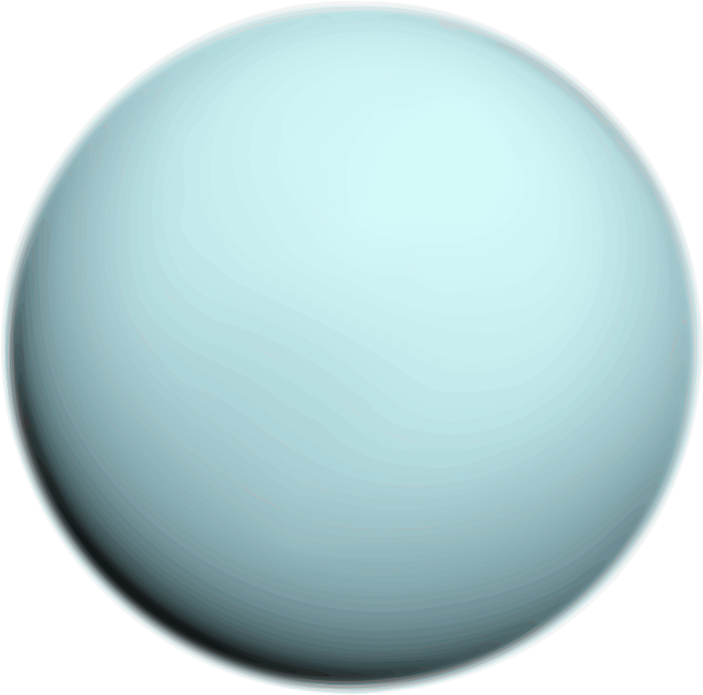 Uranus, Solar System, Planet, Astronomy, Cosmic, Cosmos - Urano Gif En Png (640x629), Png Download