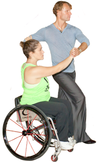 Image01 - Person In Wheelchair Png (416x320), Png Download