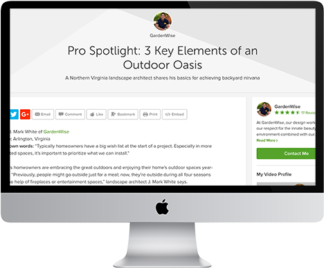 Houzz Features Gardenwise “pro Spotlight” - Culture Amp Survey (600x449), Png Download