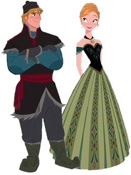 Frozen Images Kristoff And Anna Wallpaper And Background - Anna And Kristoff Png (500x366), Png Download