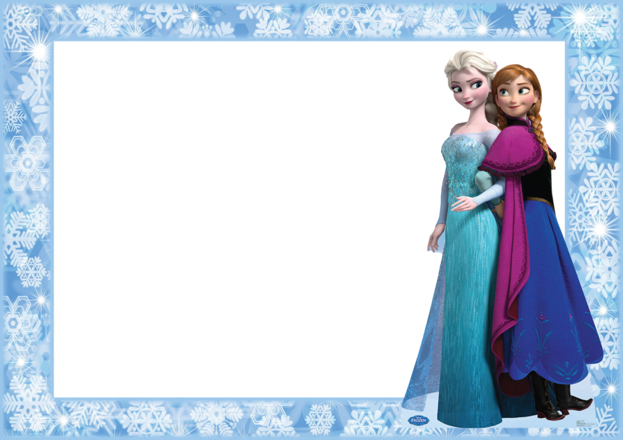 Disney Frozen Anna And Elsa Cardboard Cut-out Clipart - Disney Frozen Anna And Elsa Cardboard Cut-out (900x636), Png Download