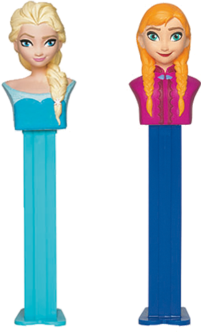 Pez Disney Frozen Candy Dispenser Twin Pack Gift Set - Pez Frozen (500x500), Png Download