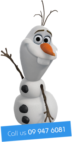 Frozen Elsa Anna Princess Parties - Olaf - Disney's Frozen - Advanced Graphics Life Size (261x480), Png Download
