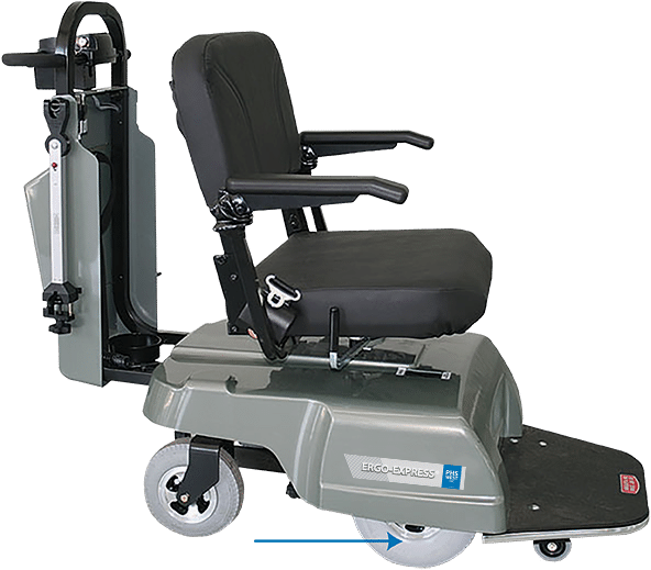 Automatic Brake - Ergo Express Transport Chair (603x526), Png Download