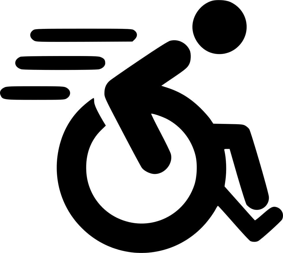 Wheelchair Accessible Website - Fast Wheelchair Clipart (980x876), Png Download