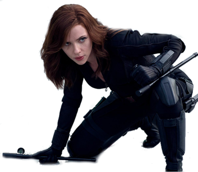 New Image Transparent Black Widow - Captain America Civil War Black Widow Costume (400x349), Png Download