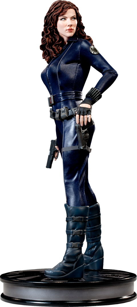 Scarlett Johansson Premium Format™ Figure - Marvel Comics (480x1071), Png Download