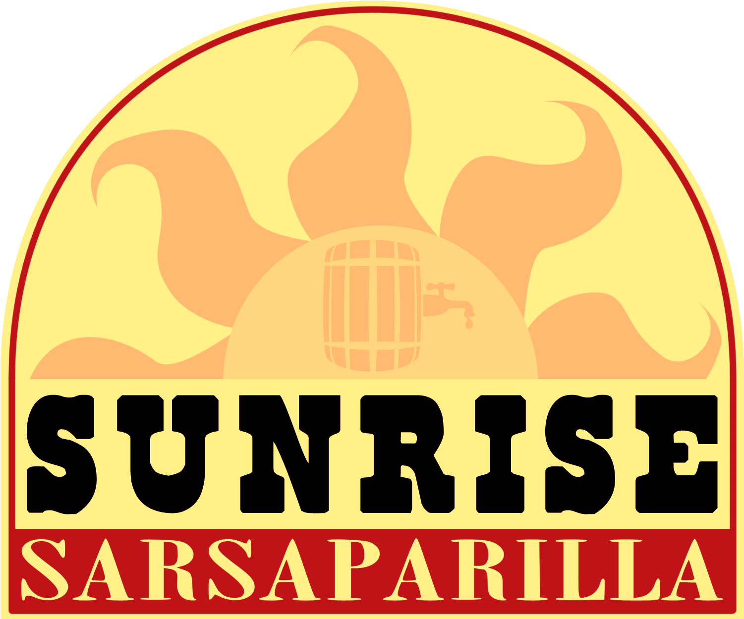 Sunrise Sarsaparilla Logo By Acesential-d583qwk - Sunset Sarsaparilla Logo (1500x1262), Png Download