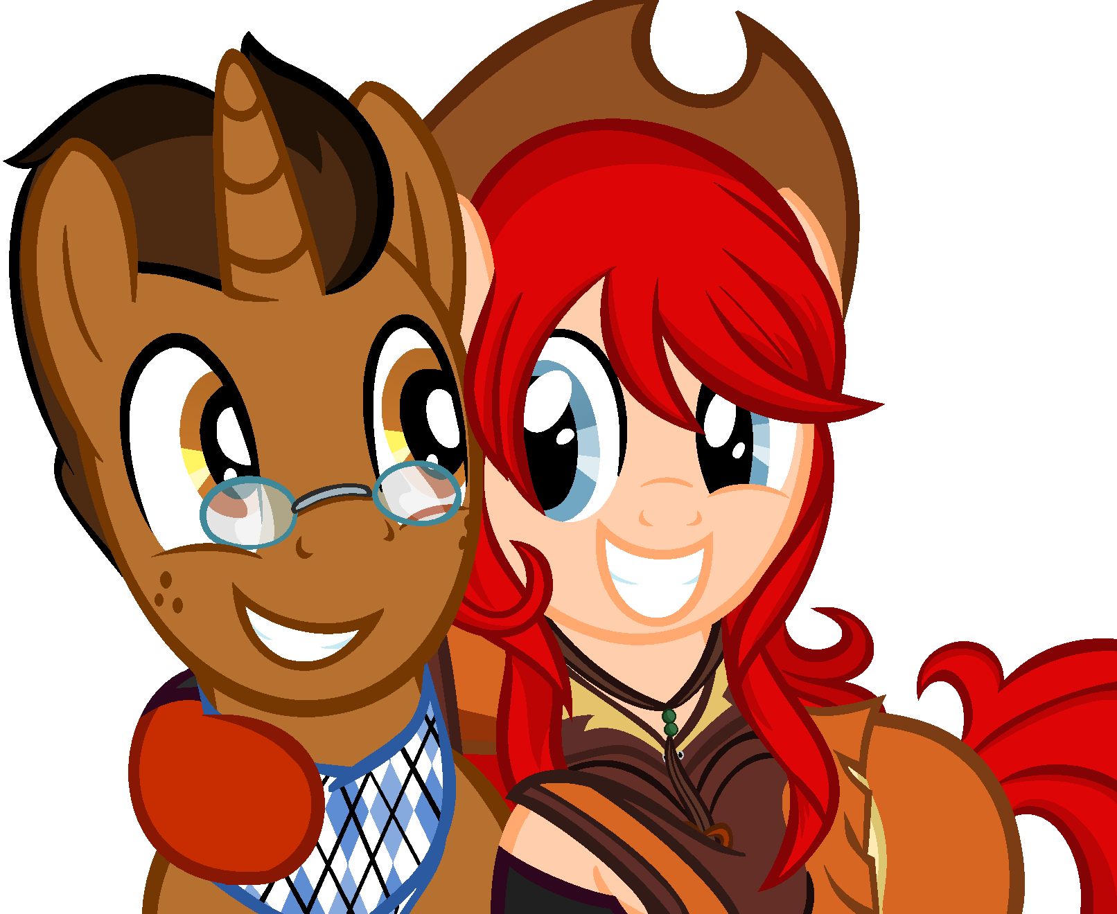 Fanmade Copper Plume And Gemini Sunrise - Mlp Copper (1612x1320), Png Download