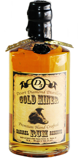 Gold Miner Barrel Reserve Rum Small Batch And Craft - Relicario Superior Rum (534x524), Png Download