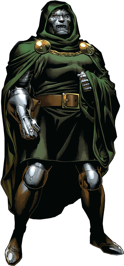 Dr Doom Marvel Comics (500x1064), Png Download