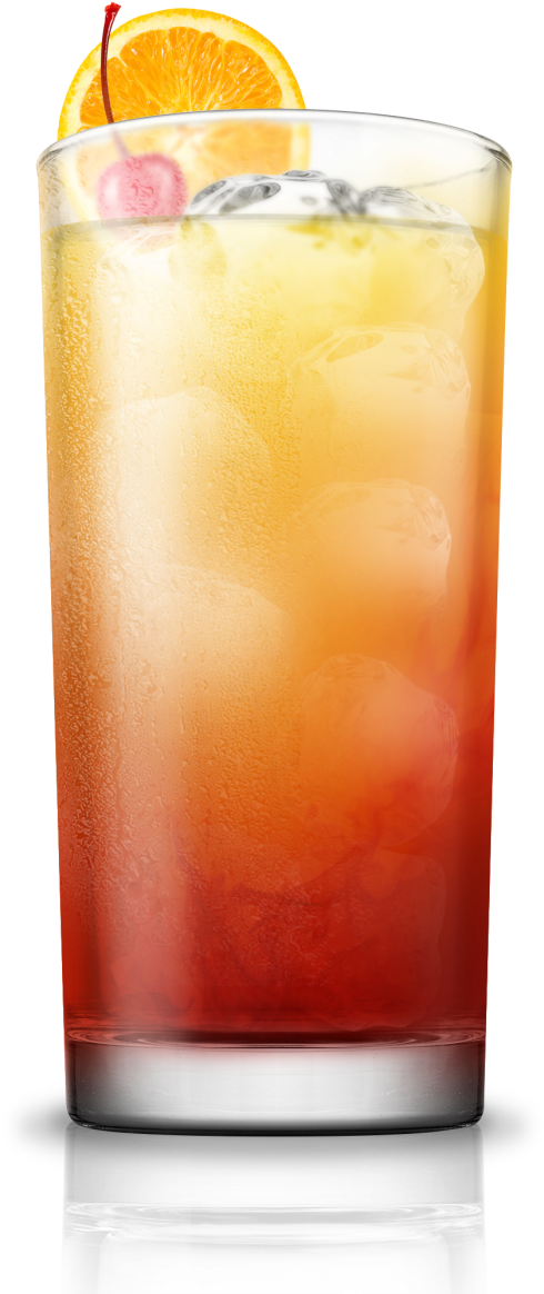 Tequila Sunrise - Tequila Sunrise Drink Png (1500x1500), Png Download