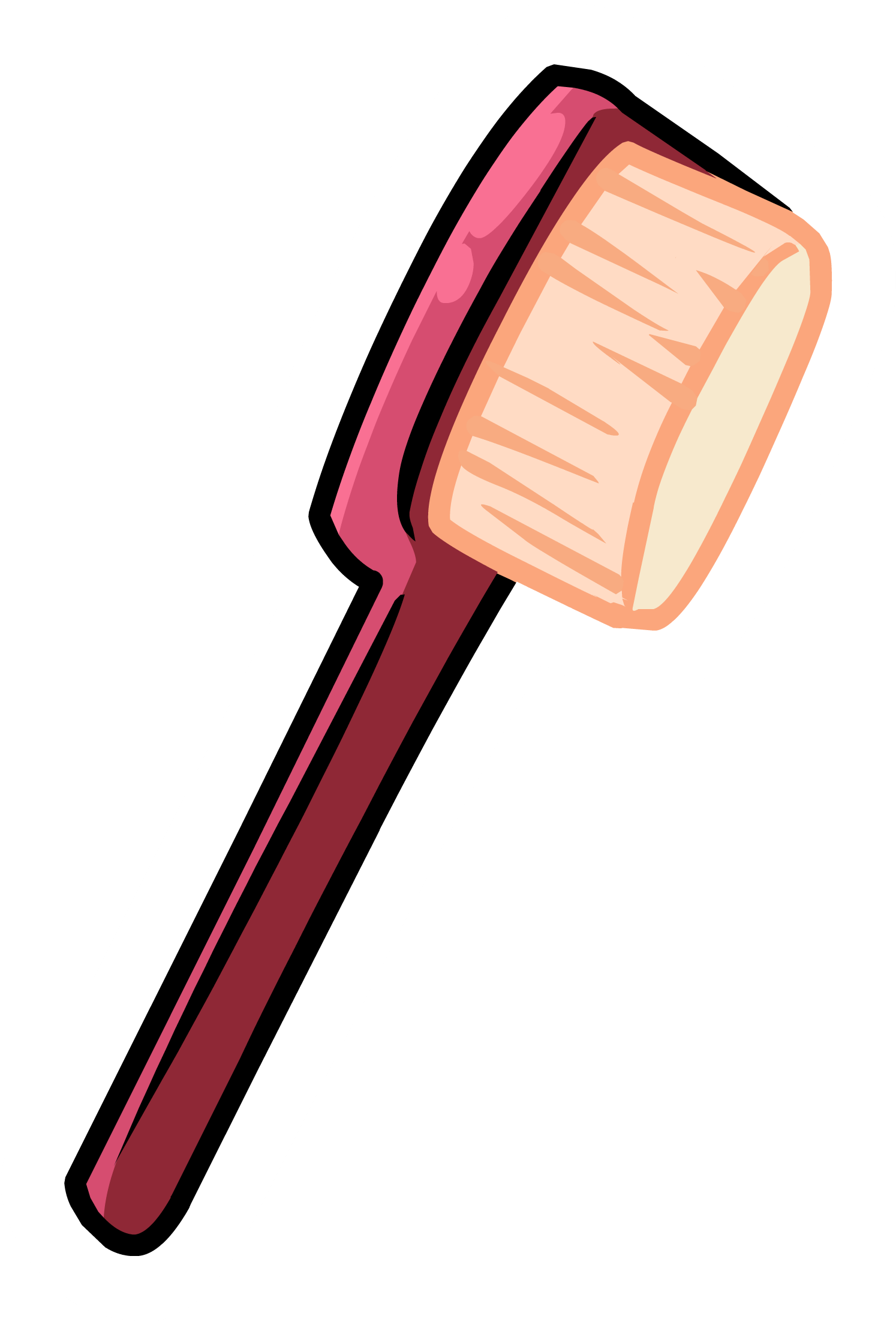 Toothbrush Pin - Png - Cepillo De Dientes Animado Png (1494x2203), Png Download