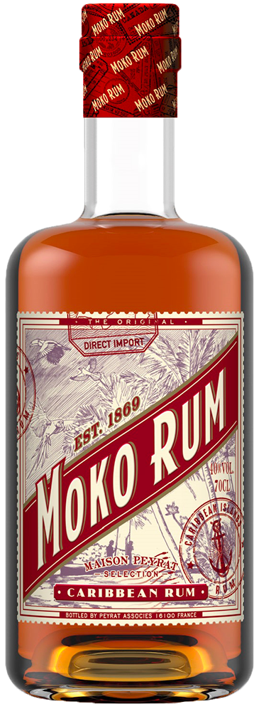 Moko Caribbean Rum - Spice (420x1024), Png Download