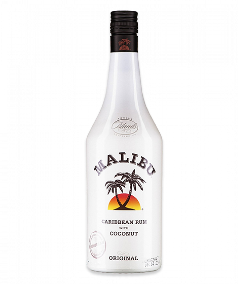 Download Malibu Rum 70cl Malibu Rum Tropical Banana PNG Image with No