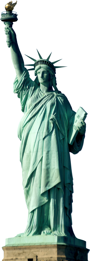Statue Of Liberty (715x1077), Png Download