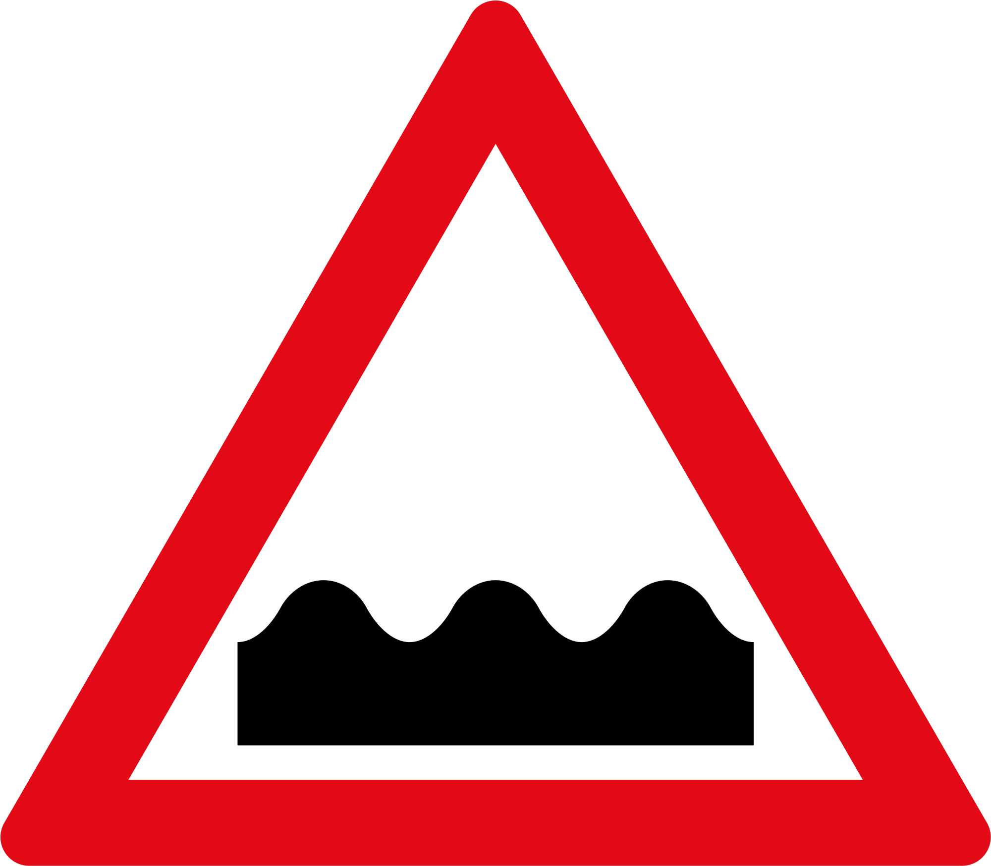 Open - W322 Road Sign (2000x1748), Png Download