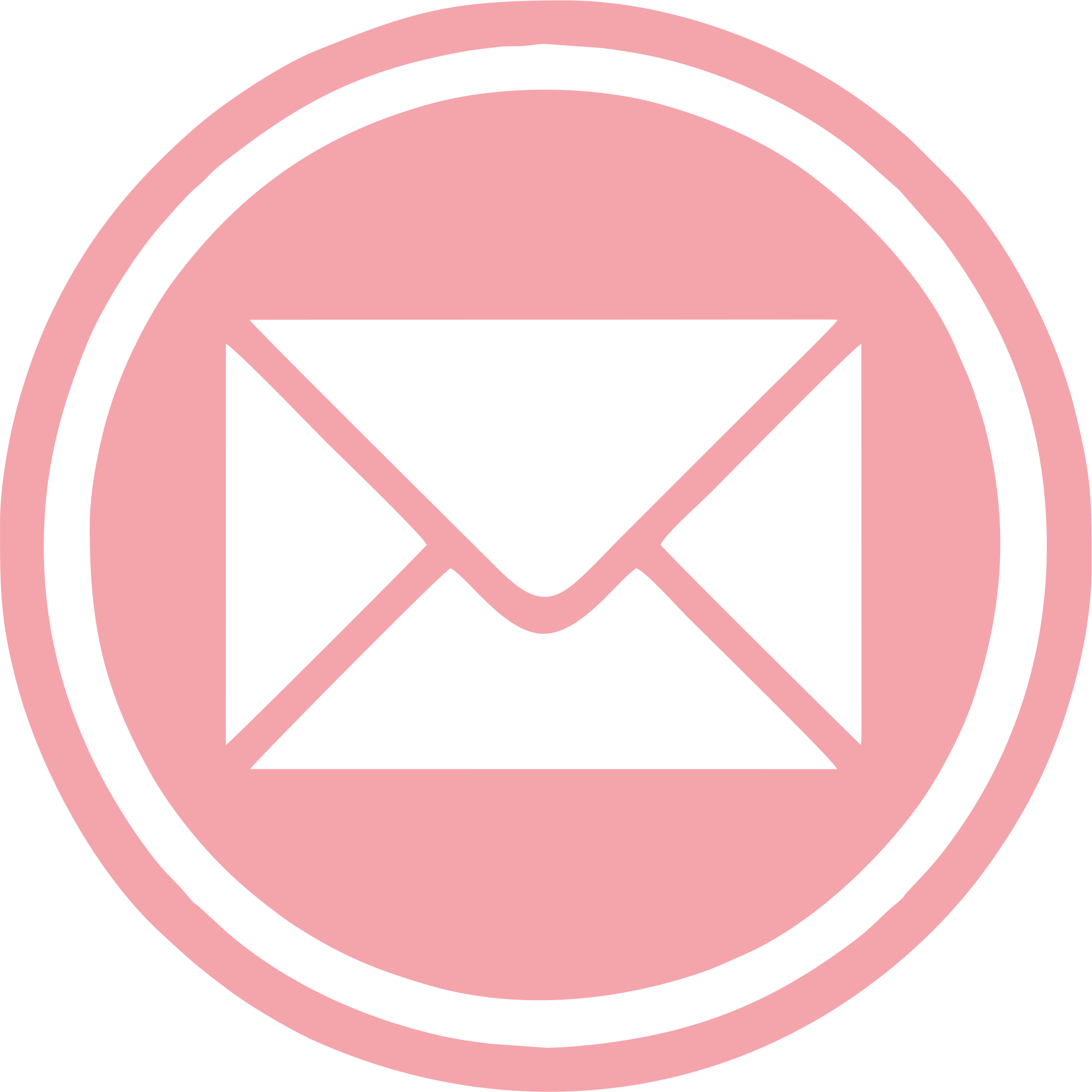 Email Rosa Png - Png Email Logo Pink (2080x2081), Png Download