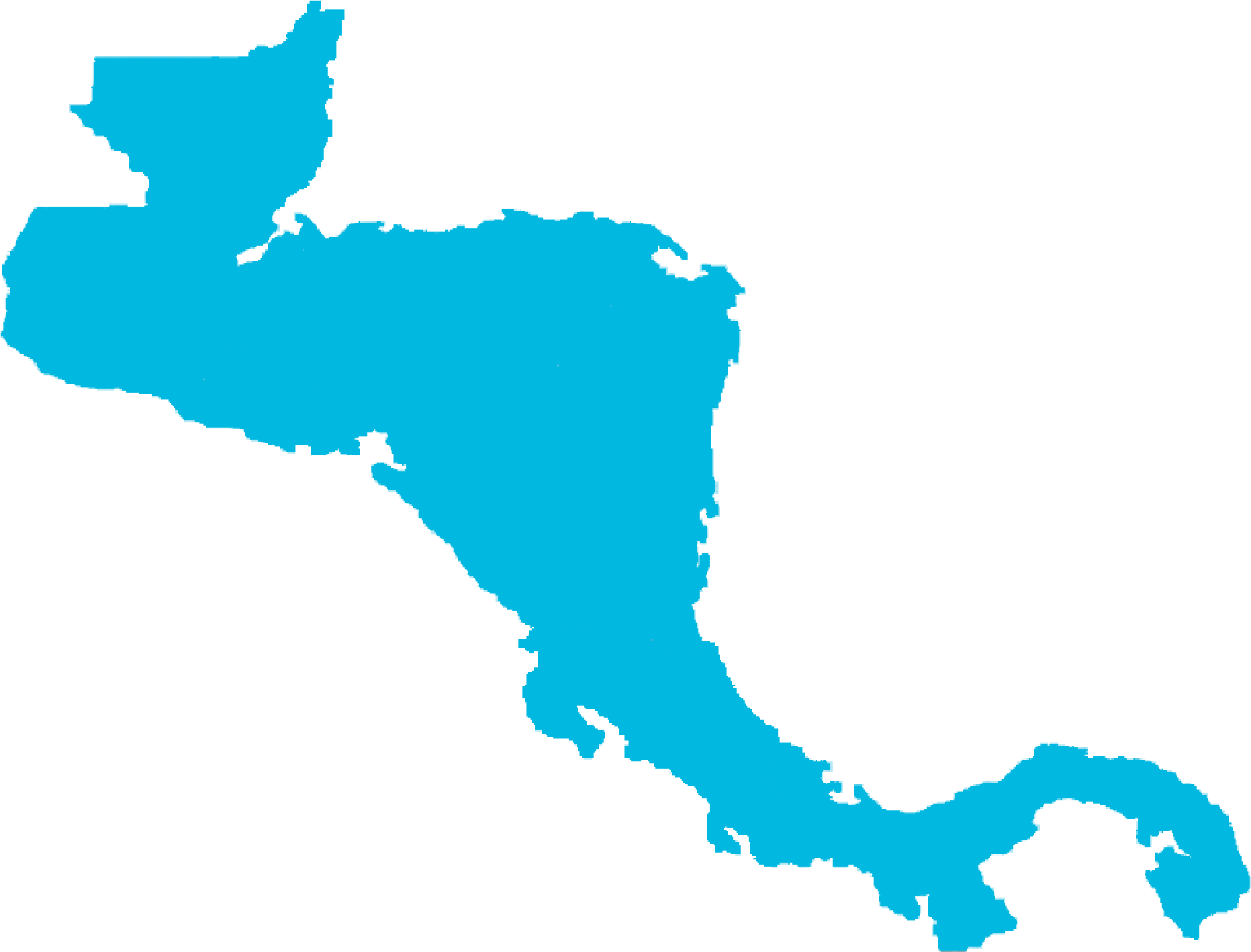 Mapa M Designados Centroamerica - Central America Map Simple (3151x2799), Png Download