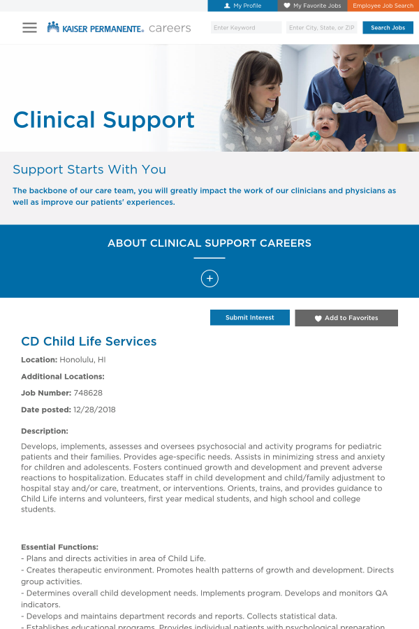 Cd Child Life Services - Web Page (600x900), Png Download