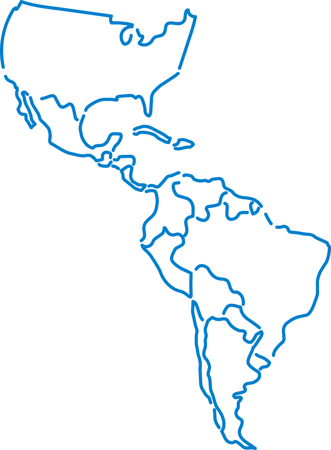 Rotoplas - World Political Map Contour (1322x1793), Png Download