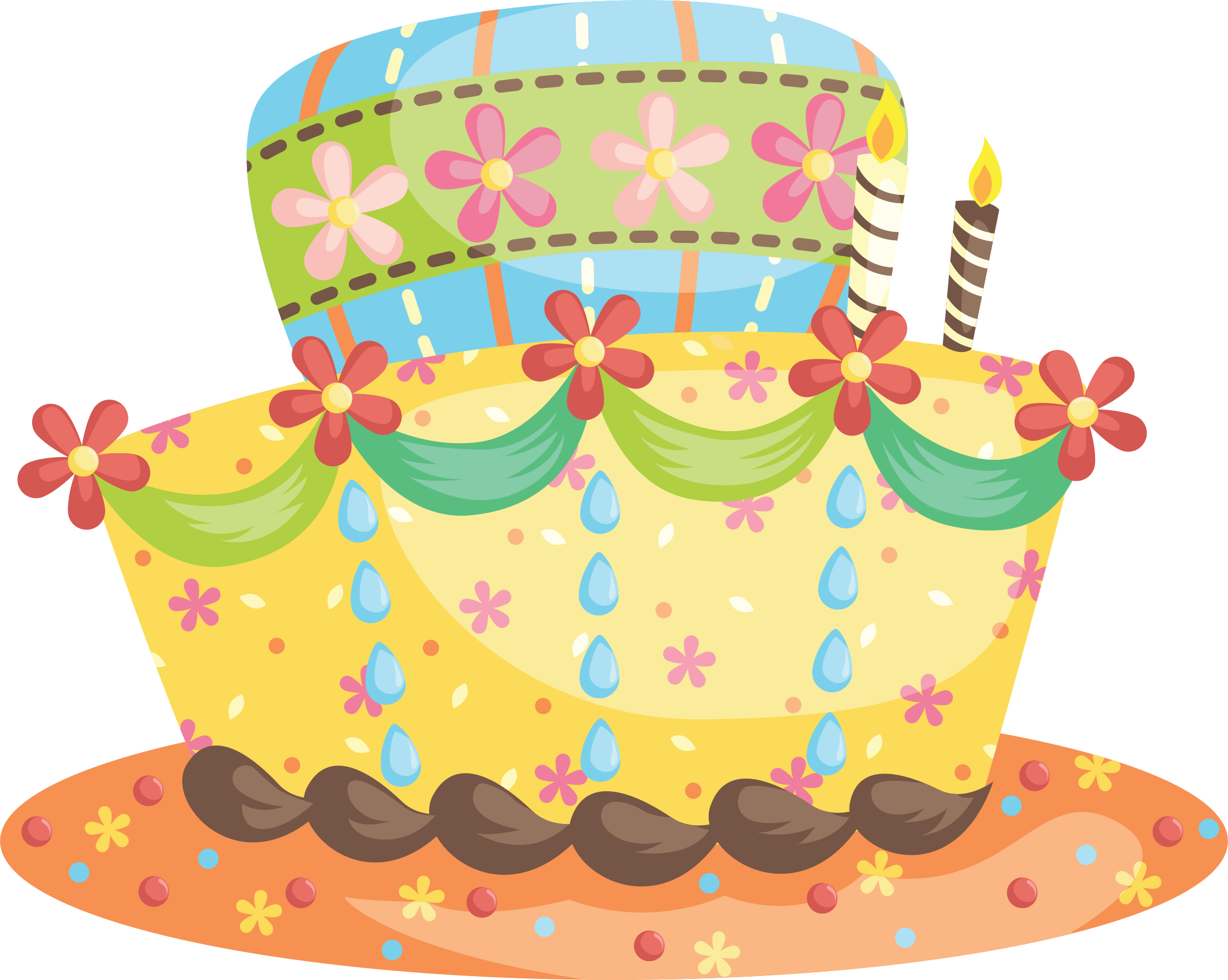 Bolo 09 By Convitex - Birthday Cake Png (2218x1771), Png Download