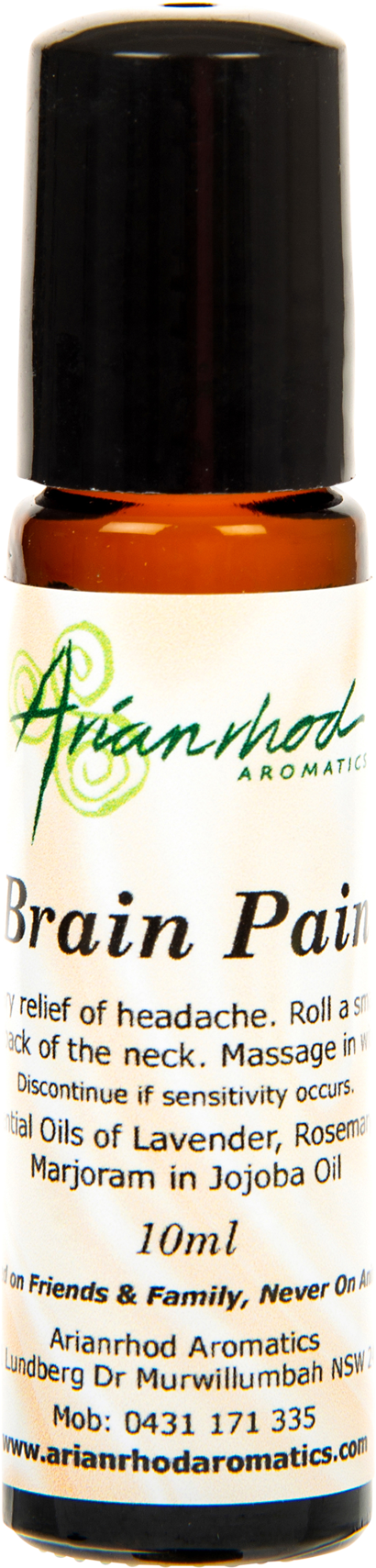 Brain Pain, Headache Relief Oil - Headache Relief Oil (1800x1800), Png Download