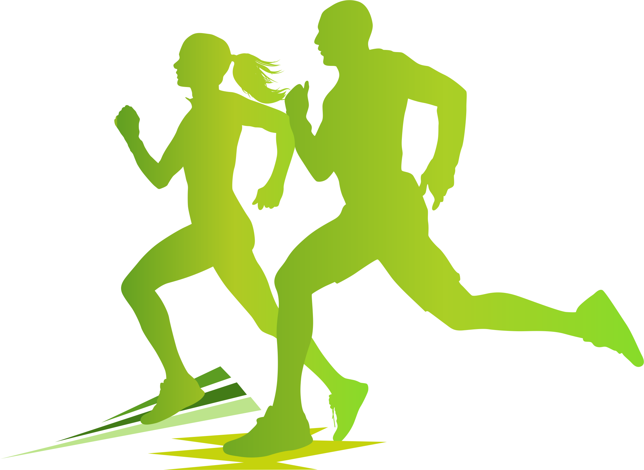 Silueta Atleta Png (2101x1534), Png Download