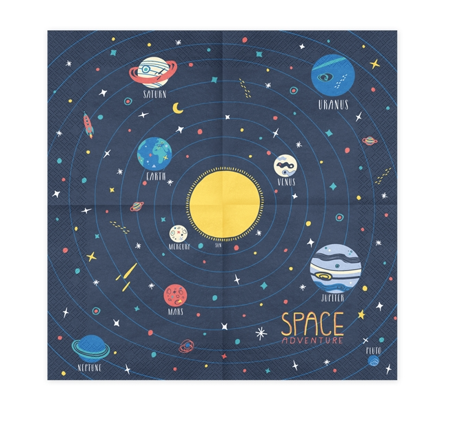 Servilletas Space Aventure - Napkin (800x800), Png Download