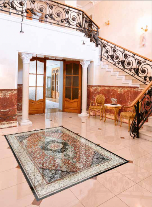 Da Vinci Alfombra 4523 Rug Design Porcelain Relief - بک گراند برای عکس عروس (700x700), Png Download