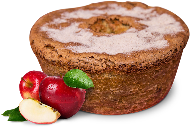 Maçã - Bolo De Maça Png (1140x555), Png Download