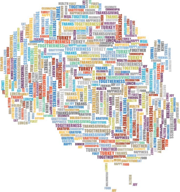 Thanksgiving Turkey - Creative Arts (736x786), Png Download