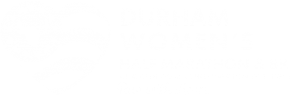 Durham Women's Half Marathon And 8k Logo Reverse - Poster (1024x349), Png Download