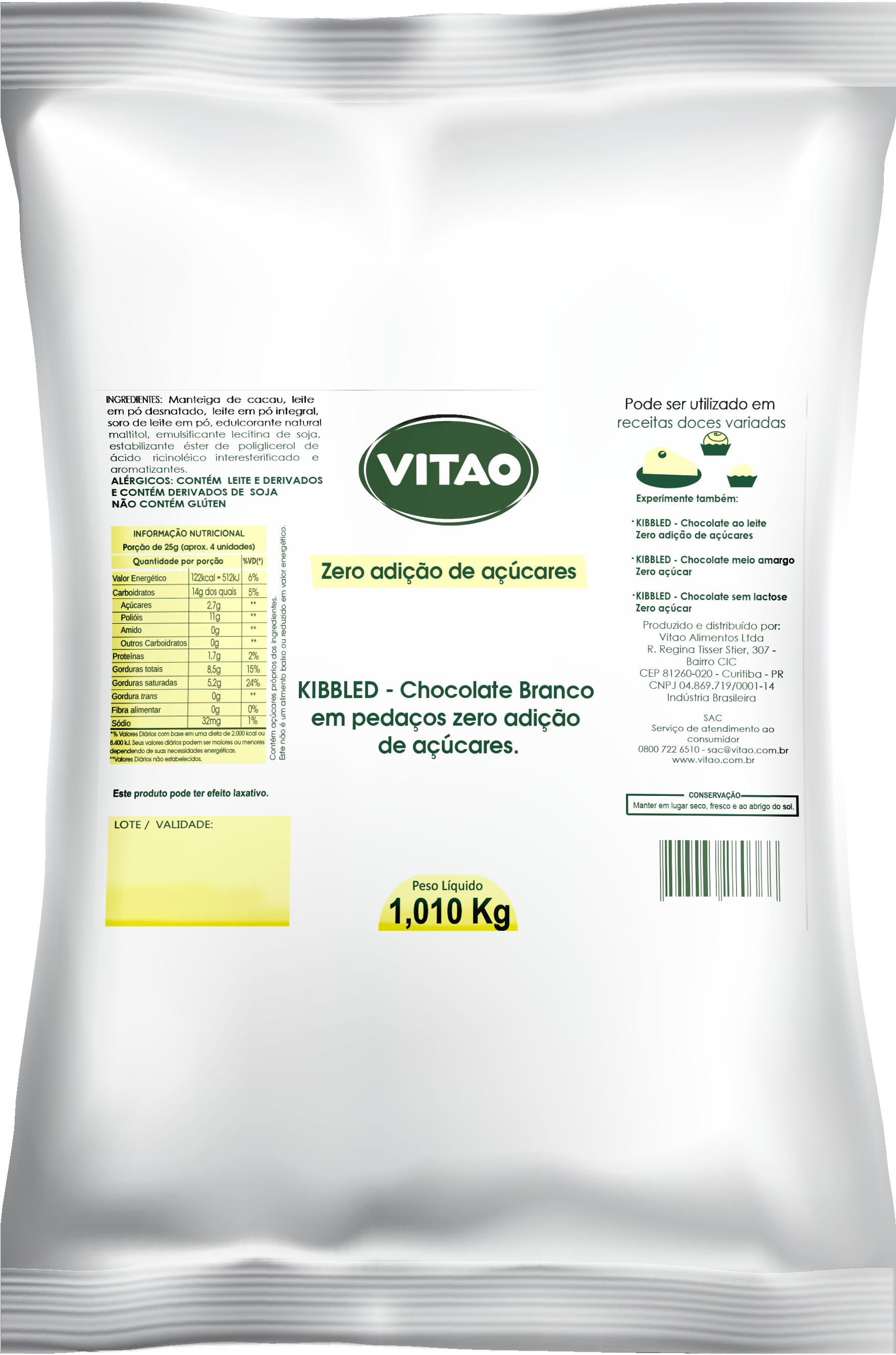 Chocolate Branco Em Pedaços Zero Adição De Açúcares (2672x3136), Png Download