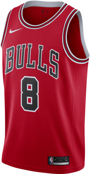 Nike Zach Lavine Icon Edition Swingman Jersey - Nike Chicago Bulls Michael Jordan Jersey (600x600), Png Download