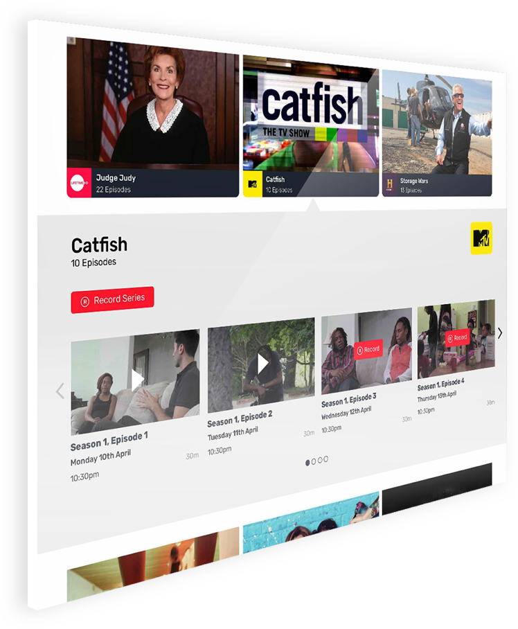 Record Series Button To Schedule A Recording - Catfish: The Tv Show (748x908), Png Download