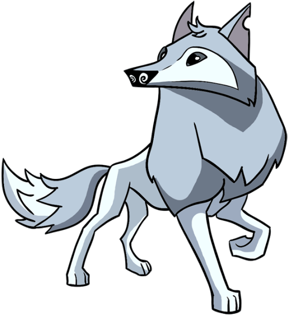 Arctic Wolf Animal Jam - Animal Jam Antarctic Wolf (722x655), Png Download