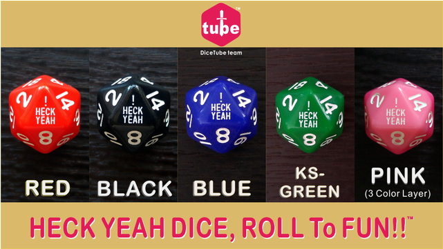 Heck Yeah / Oh No D20 Dice - Emblem (640x480), Png Download