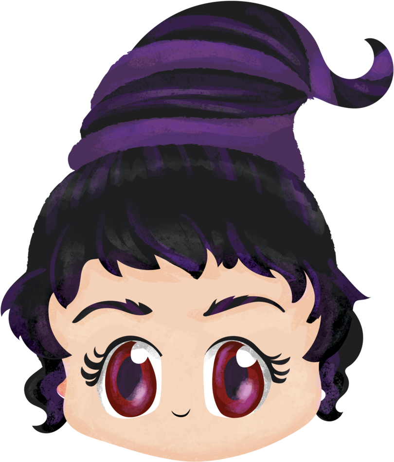 Hocus Pocus Mary Cartoon (876x1024), Png Download