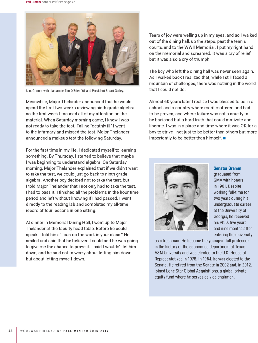 Phil Gramm Continued From Page 47 Tears Of Joy Were - Document (960x1242), Png Download