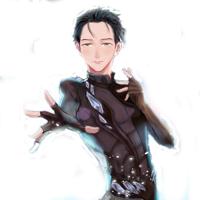 #юри Кацуки #yuri Katsuki #yoi - Girl (700x700), Png Download