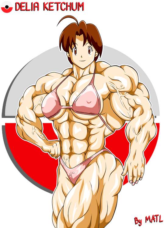 Спортивный Фестиваль В Мире Покемонов Matl, Покемоны, - Delia Ketchum Fan Art (600x750), Png Download