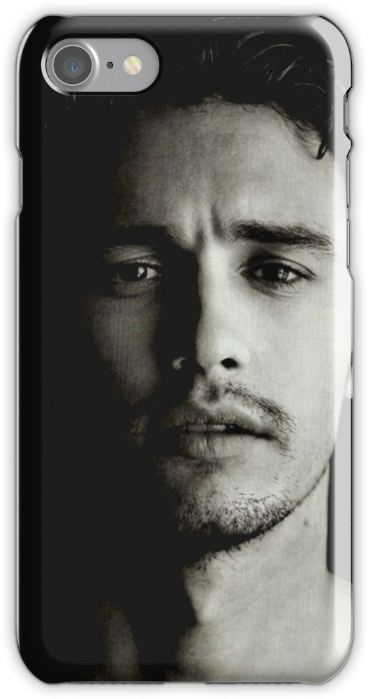 James Franco Iphone 7 Snap Case - James Franco Black And White (750x1000), Png Download