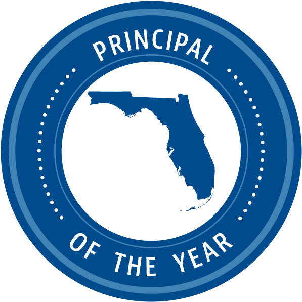2019 Florida Principal Of The Year Application - Florida Vector Map Png (750x750), Png Download